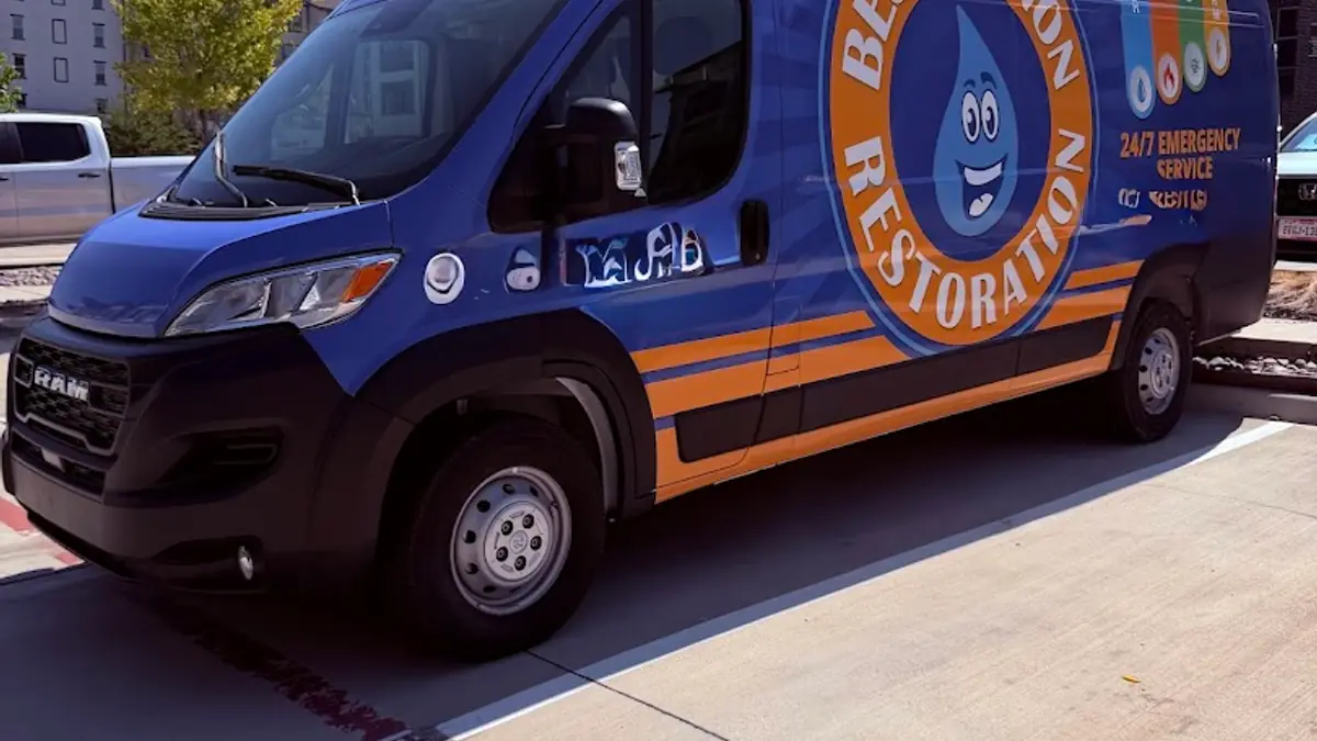 Best Option Restoration branded van