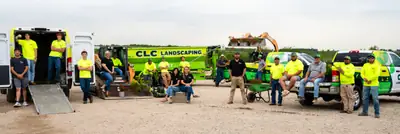 CLC Landscaping, LLC crew and truck fleet