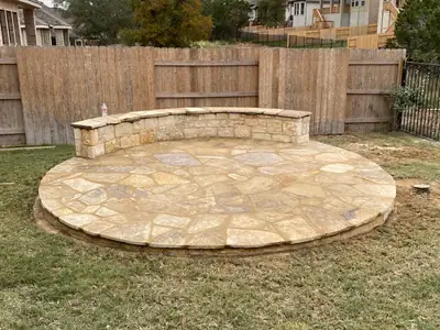 Flagstone patio