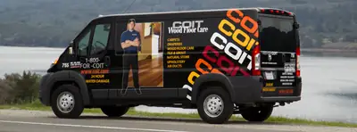 COIT van on the road