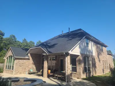 Brick home exterior