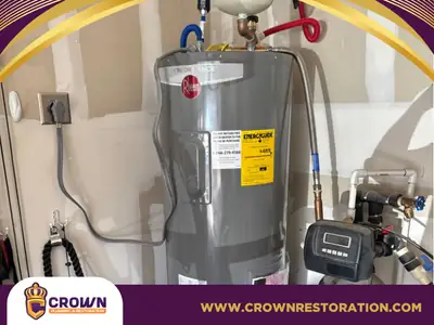 Water heater inspected for leaks
