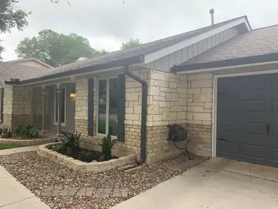 Brick home exterior