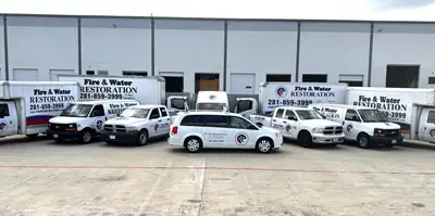 Fleet of Fire Reconstruction Inc. (FRI) vans