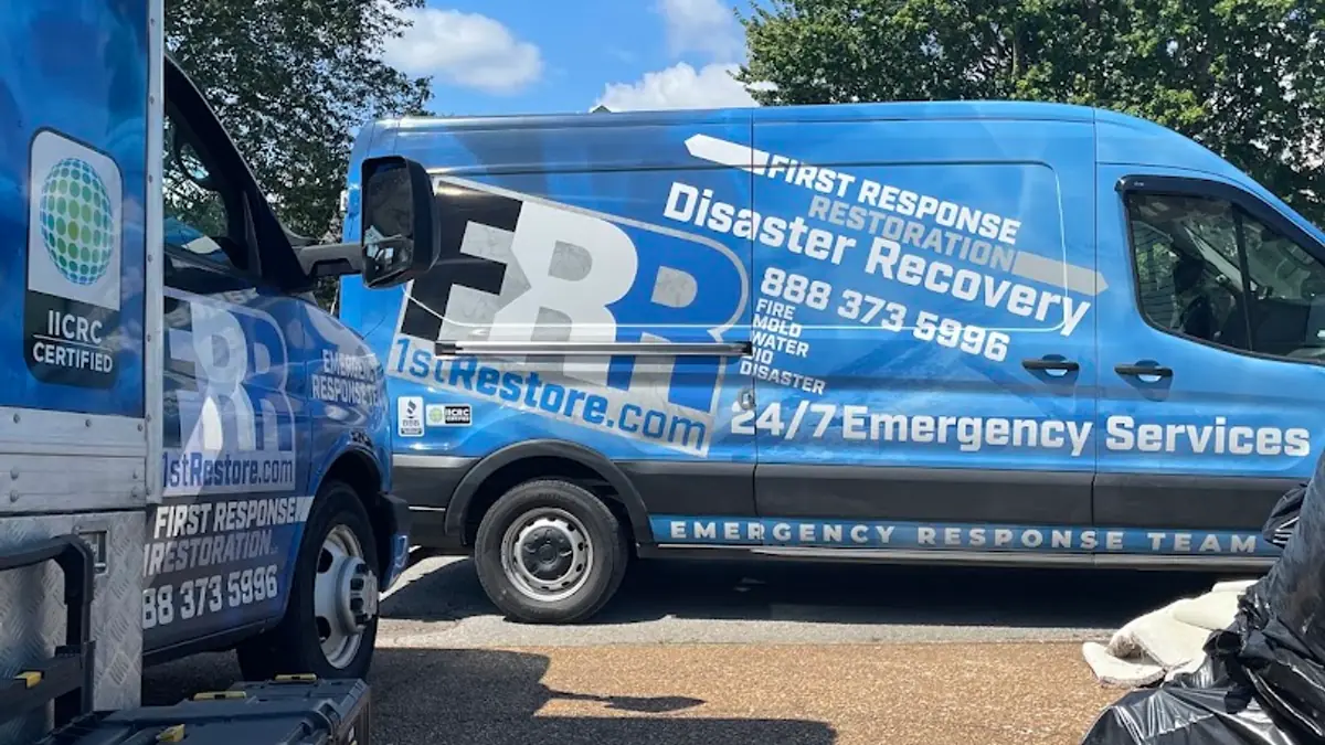 First Response Restoration of Houston branded van