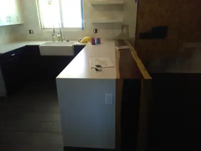 Restored room with new fixtures