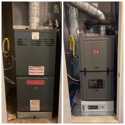 New furnace installation