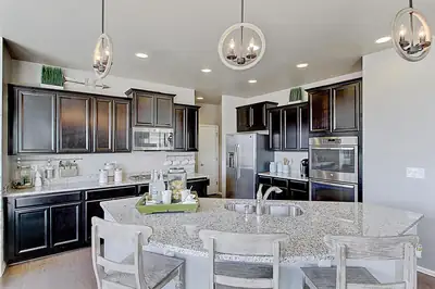 Finished kitchen
