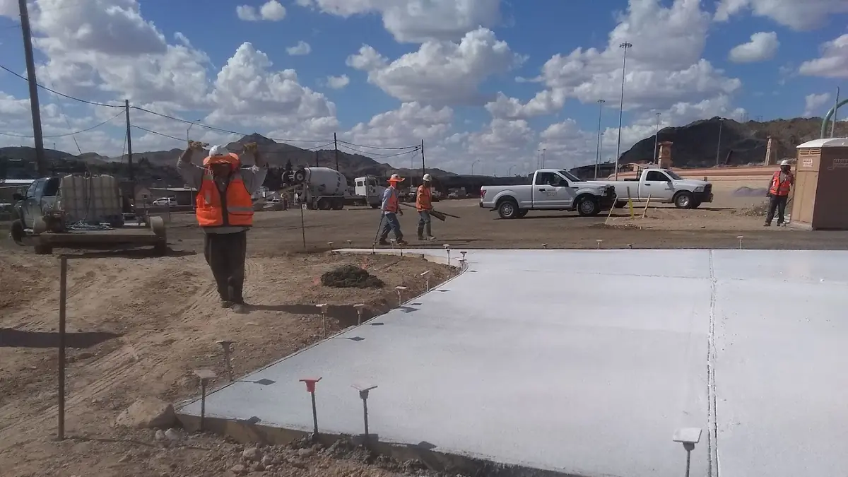 Site cleared down to a concrete slab