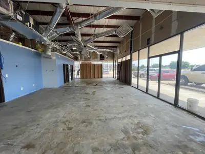 Gutted commercial space