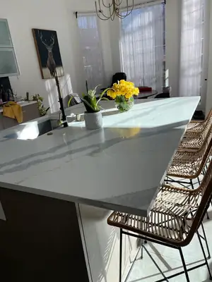 Kitchen counter area