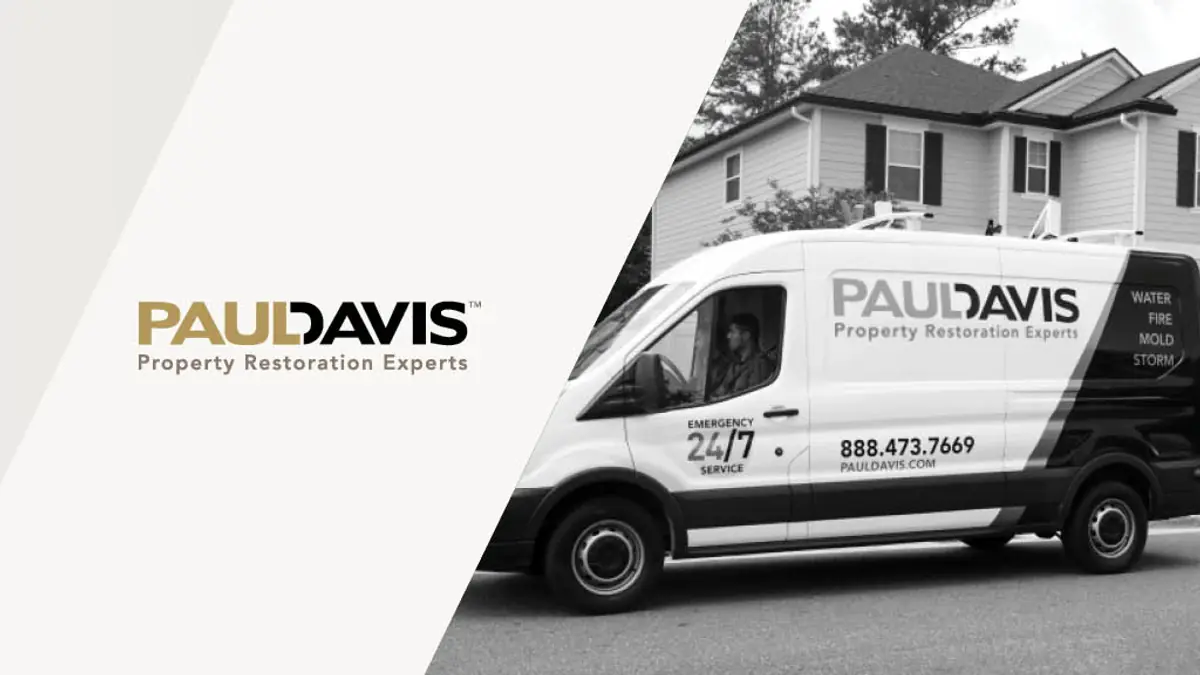 Paul Davis branded van
