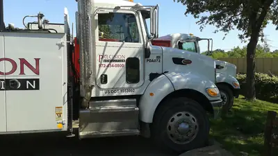 Work truck on site