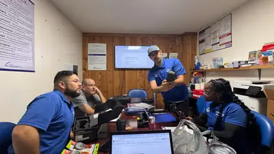 Priority Inspection Services team at work in the office