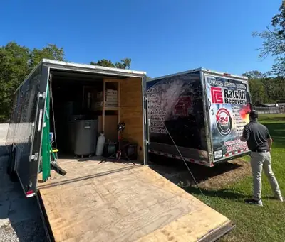 Ratcliff branded trailer