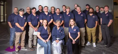 The RedFish Inspections team group photo