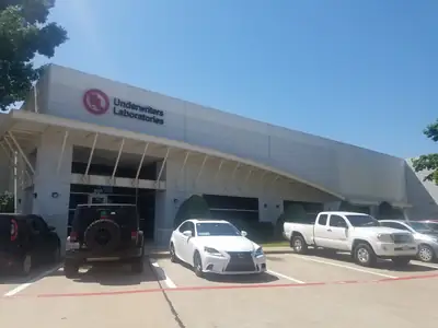 Front of the UL Solutions office and lab building
