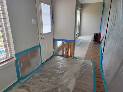 Room sealed with containment