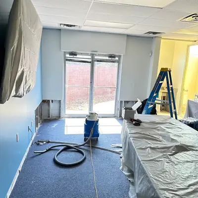 Room stripped during remediation